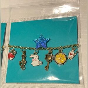 Gold Charm Bracelet- handmade